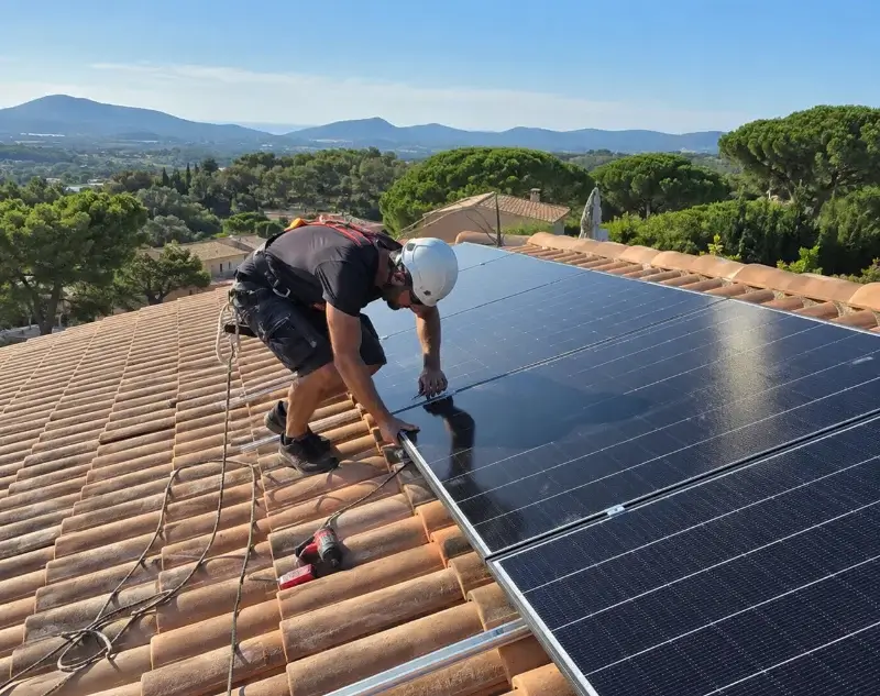 Installateur panneaux solaires Uzein — pose photovoltaïque sur toiture