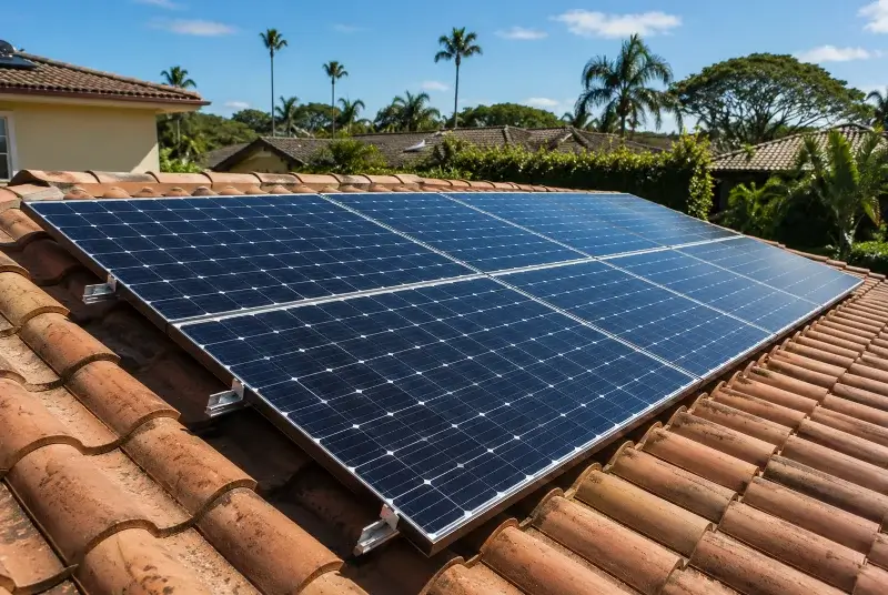 Installation de panneaux solaires à Uzein